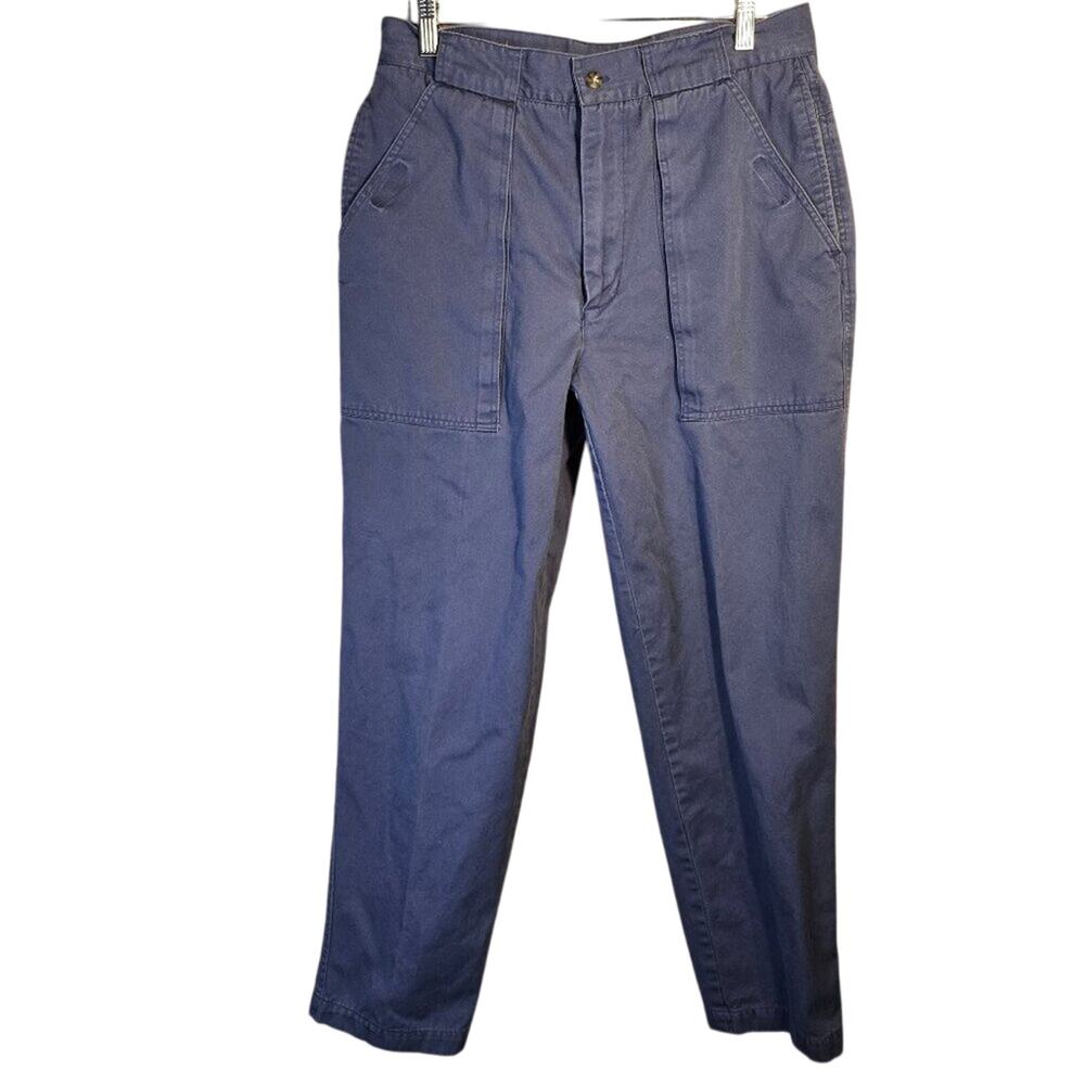 32W 30L Bugle Boy Blue 100% Cotton Cargo/Utility Pants [0336]